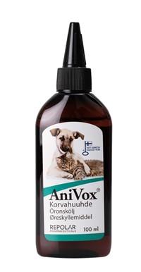 AniVox. Ørerens til behandling og/eller forebyggelse af øreproblemer.