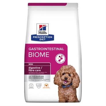 Hill\'s Prescription Diet Gastrointestinal Biome MINI. Hundefoder mod dårlig mave/skånekost 1 kg