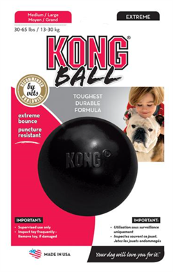 KONG Extreme Ball. Legetøj til hunde. Medium / Large Ø 8 cm.