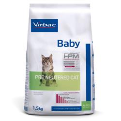 Virbac HPM Baby Cat. Kattefoder til killinger (dyrlæge diætfoder) 1,5 kg