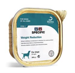 Specific CRW-1 Weight Reduction. Hundefoder mod overvægt. Vådfoder (dyrlæge diætfoder) 6 x 300 g.