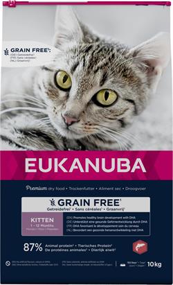Eukanuna Adult Grain Free, kornfri killingefoder, 10 kg