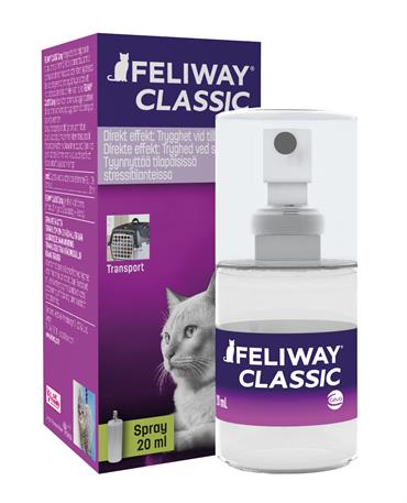 Feliway Classic Spray. Mod stress og uønsket adfærd hos katte. 20 ml