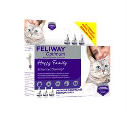 Feliway Optimum Refill til diffusor. Mod stress og uønsket adfærd hos katte. 48 ml x 3 diffusor