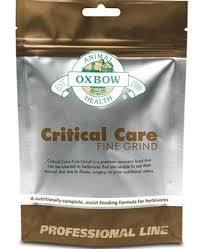 Oxbow Critical Care Fine Grind. Tilskudsfoder til kaniner og gnavere. 100 g