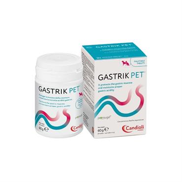 Gastrik Pet. Tilskuderfoder til støtte af marven til hunde og katte. 30 tab