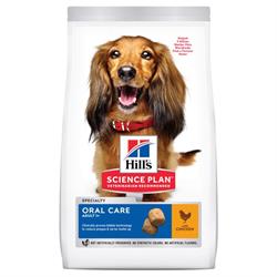 Hill's Science Plan Adult Oral Care Medium Chicken. Tørfoder til hunde. 12 kg.