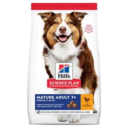 Hill's Science Plan Mature Adult 7+ Medium Breed med Kylling. 2,5 kg. 