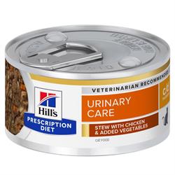 Hill´s Prescription Diet™ c/d™ Multicare Feline Stew with Chicken & added Vegetables 1 dåse med 82 g