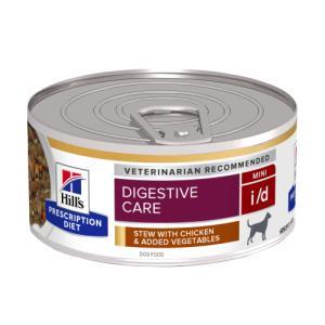 Hill´s Prescription Diet i/d Mini Stew Canine 1 dåse a 156 gram til hunde med dårlig fordøjelse (dyrlæge diætfoder)