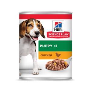 Hill\'s Science Plan Puppy Våfoder med Kylling. 1 dåse af 370 g. 