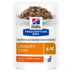 Hill's Prescription Diet Feline s/d. Kattefoder mod struvitter i urinen 12 x 85g