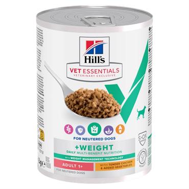 Hill\'s Vet Essentials Multi-Benefit + WEIGHT vådfoder til hunde med kylling 1 dåse af 363 g. 
