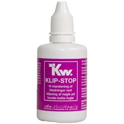 KW Klip-Stop. Standser blødninger ved negleklipning af kæledyr. 50 ml 