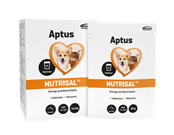 Aptus Nutrisal. Energi - elektrolyttilskud til hund og kat 1 brev af 25 g.