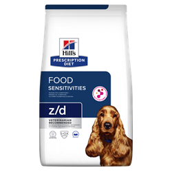 Hill's Prescription Diet Canine z/d Food Sensitivities. Hundefoder mod allergi (dyrlæge diætfoder) 10 kg