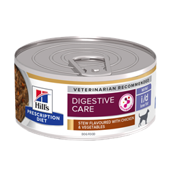 Hill´s Prescription Diet™ i/d™ Low Fat Canine Stew flavoured with Chicken & Vegetables 1 dåse med 156 g