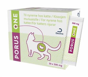 Porus One Tilskud som understøtter sunde nyre 1 brev af 500 mg.