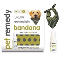 Pet Remedy. Bandana Medium + Spray 15 ml. til hund 