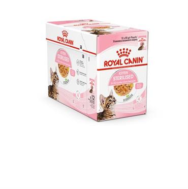 Royal Canin Kitten Sterilised Jelly Vådfoder til Killing 12 x 85 g. 