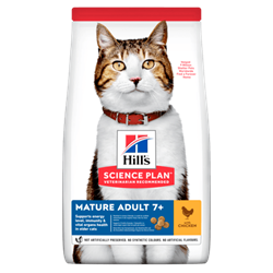 Hill's Science Plan Feline Mature Adult Active Longevity 7+. Kattefoder til senior. 10 kg