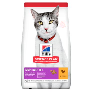 Hill\'s Science Plan Feline Senior Healthy Ageing 11+. Kattefoder til senior. 7 kg