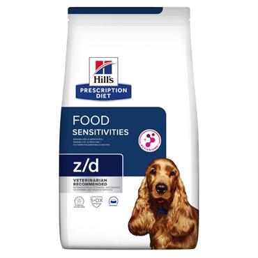 Hill\'s Prescription Diet Canine z/d Food Sensitivities. Hundefoder mod allergi (dyrlæge diætfoder) 3 kg.